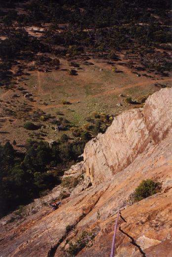 Hot Flap (** 198m 14), Mt Arapiles