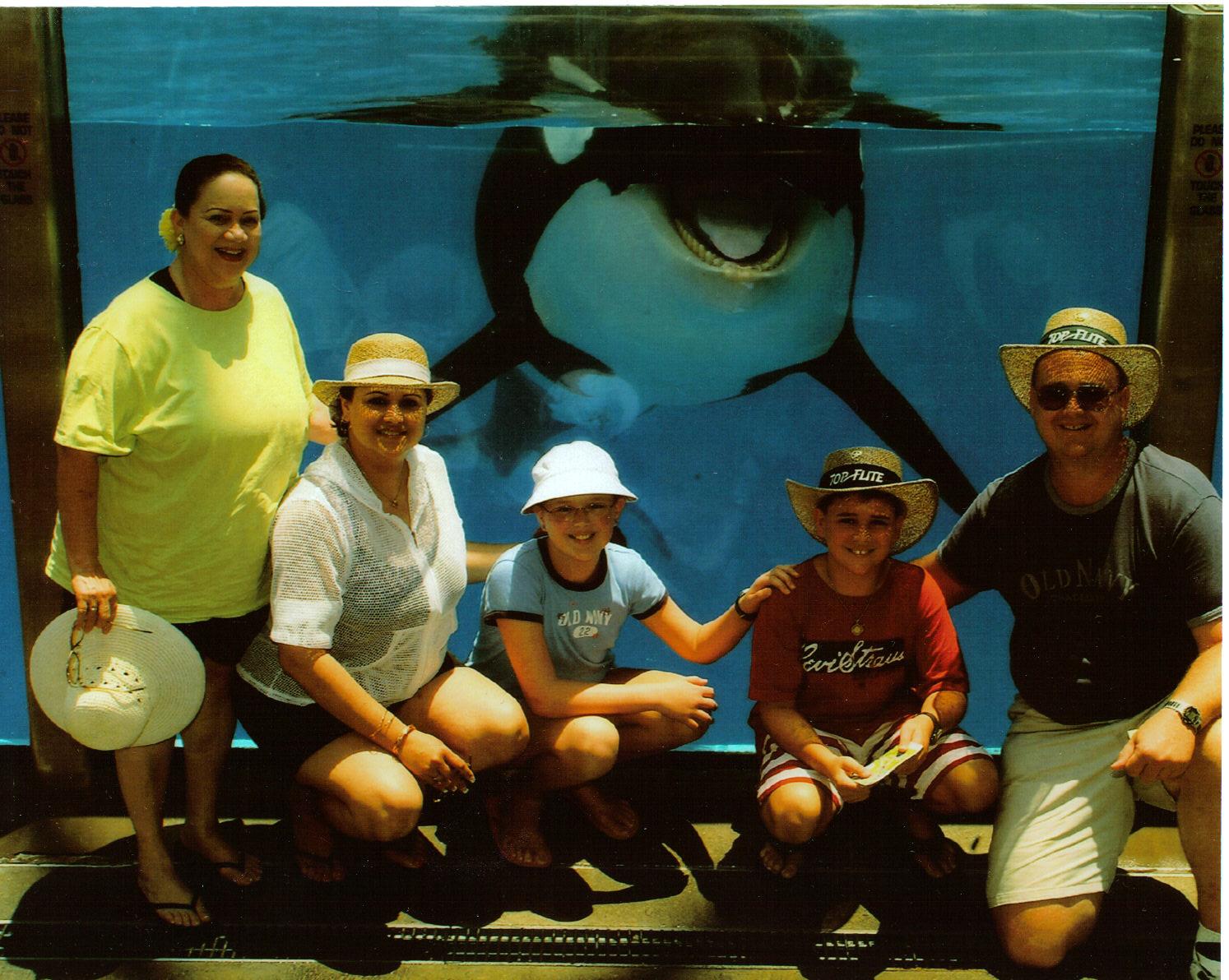 Seaworld trip summer of 2004