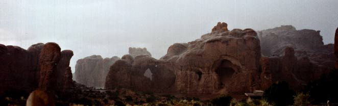 Arches in the Rain