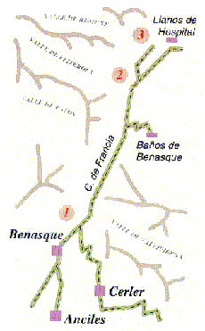 Plano de la escuela de Benasque