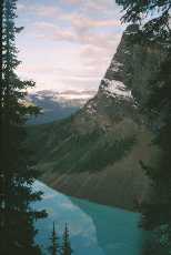 Dusk at Lake Louise