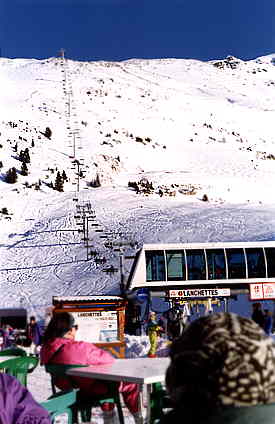 Les Lanchettes vista da Arc 2000