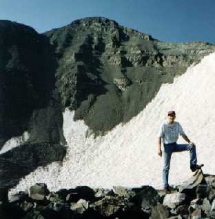 Castle Peak with me in foreground