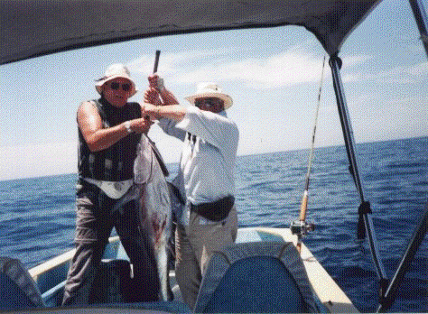 Larry's Tuna took two of us to hold up