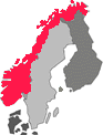 Das lange schlanke Nordland