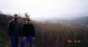 Scott and Chris on an overlook on the Blue Ridge Parkway