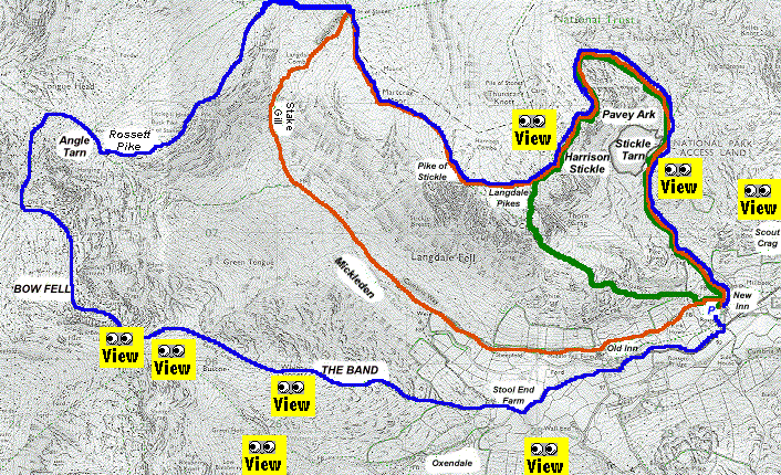 3 ROUTES IN LANGDALE
