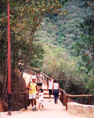 Inicio de las escaleras