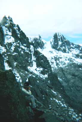 Llegando a Pico Espejo