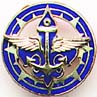 Advisor Collar pin in blue, EX-14