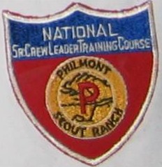 National Sr Crew Leader Training Course, 1954-55