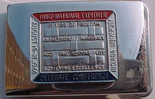 1966 Explorer Delegate Conference Buckle