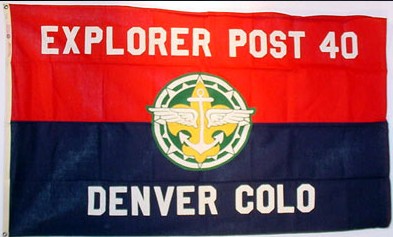 Explorer Post flag, 1949-58