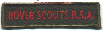Rover Scout, BSA shirt strip (modern one/UNOFFICIAL)