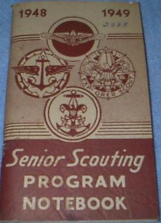 Senior Scouting Program Notebook, 1948-49