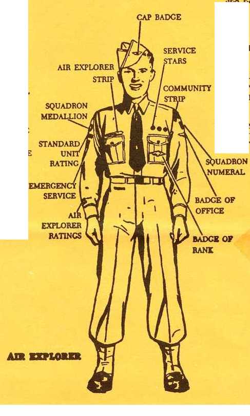 Air Explorer uniform, 1950s
