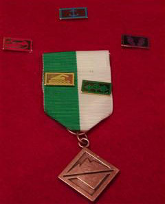 Venturing Bronze medal with minitures