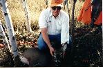 Myself and the first deer of weekend