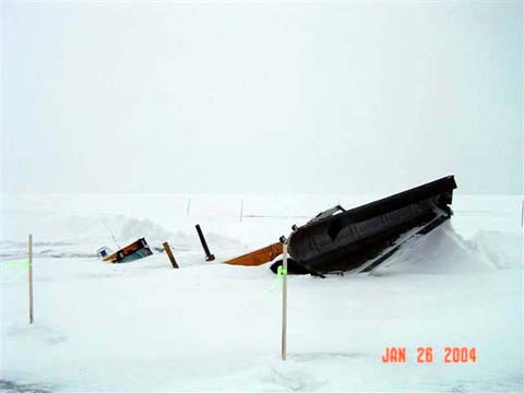 Thru the ice - Upper Red Lake
