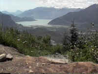 View of Howe Sound from our site at 3000 ft.