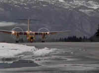 Buffalo landing at Squamish Airport