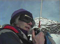 Paul Bader calling home by amateur radio