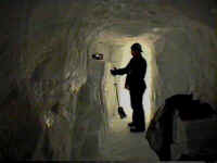 Ice Cave deep under the snow