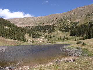 McQuery Lake, near Berthoud Falls