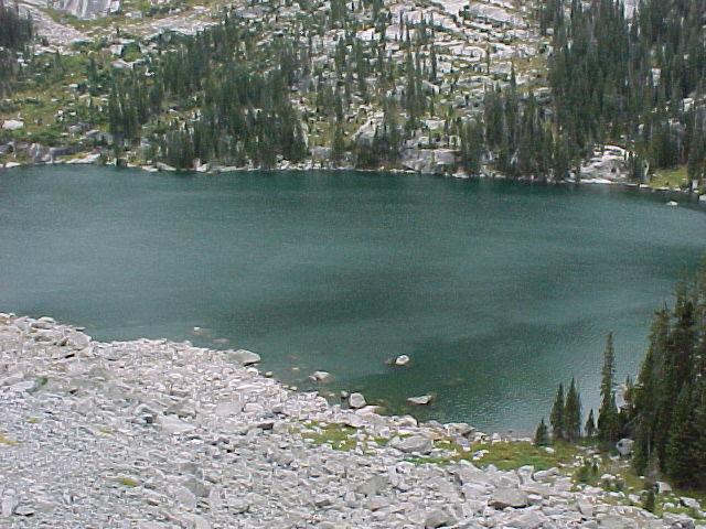 Crater Lake viewed from Lone Eagle's Base