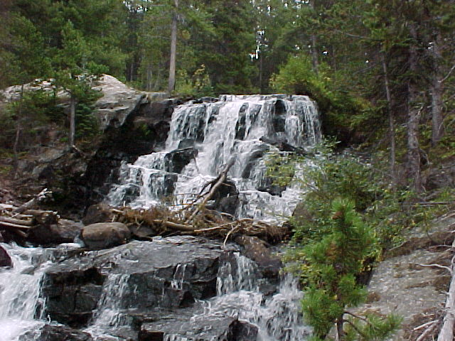 Waterfall along the way