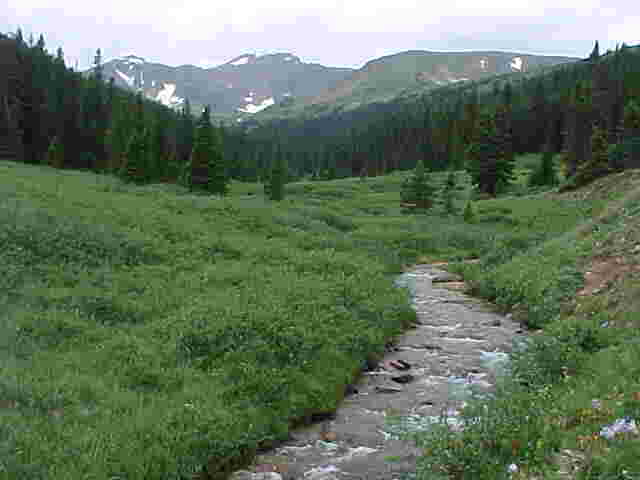 The valley leading to Herman Lake