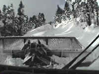 Piston Bulley. Birkenhead Mt. Drifts on road.
