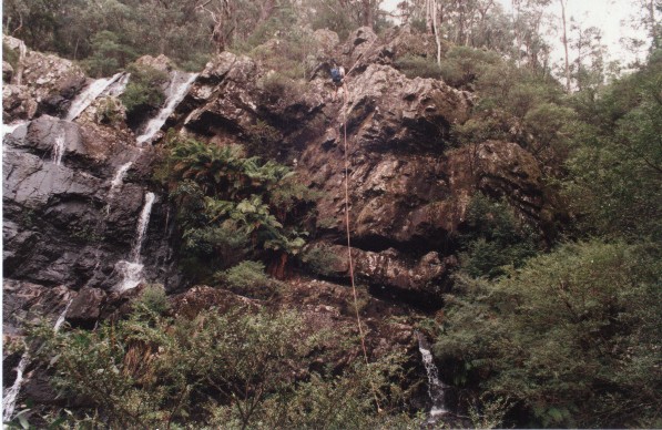 First abseil