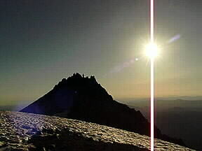Lassen Peak, Father's Day 2000. Okay, so it's in California, but it's still a nice place.