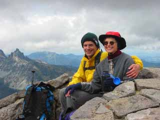 on the summit