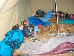 Kudu Patrol all tucked up in bed late at night.