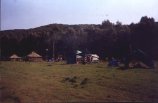 The view from the back of the 1st Cotswold camp site.
