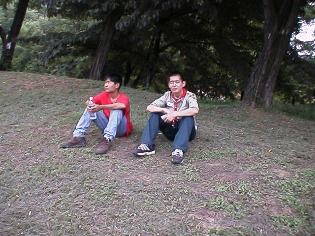 American and Korean scouts in nature studies
