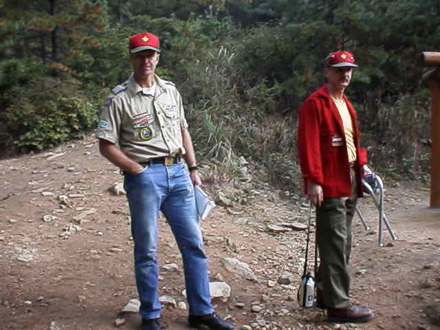 Mr. Basham with Mr. Isenbeck