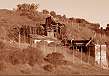 Furnace, color removed, sepia tone