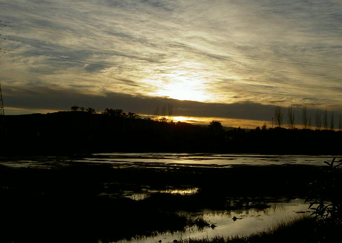 Sunset over Mayhews Landing
