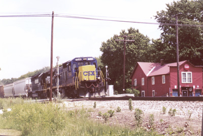 CSX Train passing through Grand Junction