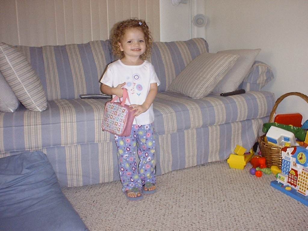 Before the first day of preschool. July 2003
