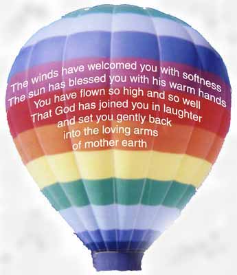 balloonist prayer