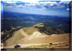 Road up to Pike's Peak