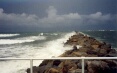 The rock jetti at ponce inlet