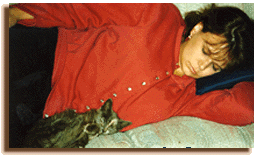 The other Jen and Keeters, her cat