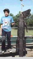 Justin with Gator