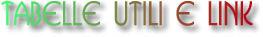 Link e Tabelle Utili (pagina provvisoria)