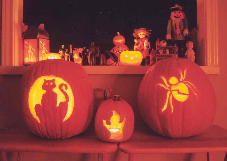 Halloween 2002 pumpkins